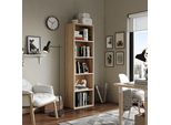 Vicco Libreria Bob, 40 X 132 Cm Con 5 Scomparti, Sonoma