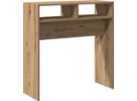 Tavolo Consolle Rovere Artisan 78X30X80 Cm Materiale A Base Di Legno