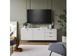 Vicco Mobile Tv Eliza, 150.1 X 60 Cm Con 3 Cassetti, 2 Ante, Bianco