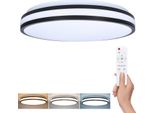 Solight Apparecchio A Soffitto Led Rotondo 390Mm 24/48W Cct Con Do WO8012