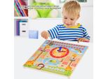 Giocattolo Didattico Per Bambini, Giocattolo In Legno Didattico, Giocattolo In Legno Educativo, Giocattolo Orologio Didattico, Giocattolo Orologio Educativo
