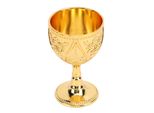 Bicchiere Da Vino, Calice Di Rosa Intagliato, Bicchiere Da Vino In Rilievo, Calice Di Rosa In Metallo, Ornamento Del Calice, Bicchiere Da Vino Da 30Ml