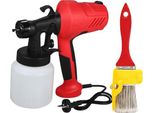 Set Di 2 Spruzzatori Da 400W E 1,2 Kg Per Grandi Superfici, Pistola A Spruzzo Con Tazza Da 800 Ml, Ugello Da 2,5 Mm E 1 Pennello Extra - Printbrush