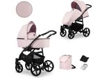 Kunert Mata Black Pink Passeggino Combinato 2 In 1 Black Pink
