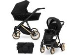 Carrozzina Kunert Ivento Premium 2In1 Con Struttura Dorata In Nero