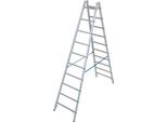 Stehleiter Krause "Stabilo", Silber (Silberfarben), B:69Cm H:291Cm, Aluminium, Leitern