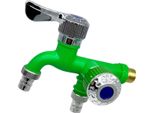 Rubinetto Della Lavatrice 1 In 2 Fuori Doppio Interruttore 1/2In Filettatura Rubinetto Multifunzionale Per Il Bagno Balcone