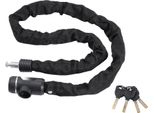 Lucchetto A Catena Per Bicicletta 1,2 M - Lucchetto A Catena Per Moto 10 Mm - Con 3 Chiavi - Nero - Soluzione Di Sicurezza Per Bicicletta E Moto