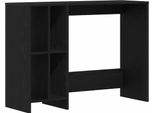 Vidaxl Scrivania In Rovere Nero 102,5 X 35 X 75 Cm Materiale A Base Di Legno