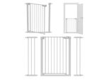 Cancelletto Di Sicurezza Per Scale Tulano Guardian 5.0 Cancelletto Di Sicurezza Per Porte Cancelletto Di Sicurezza Per Bambini Cancelletto Di Sicurezza Per Animali Domestici | Larghezza Regolabile: Da 75 A 117 Cm| Bianco