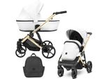 Kunert Arizo Premium 2In1 In Ecopelle Bianca Con Telaio Dorato - Design E Comfort Ecologico