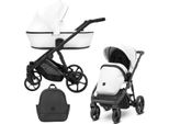 Carrozzina Kunert Arizo 2In1 In Ecopelle Bianca - Ecologica E Confortevole