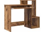 Vidaxl Scrivania Con Ripiano In Legno Di Recupero 106 X 41 X 88,5 Cm Materiale A Base Di Legno