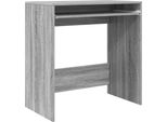 Vidaxl Scrivania Grigio Sonoma 77,5 X 43 X 79 Cm Materiale A Base Di Legno