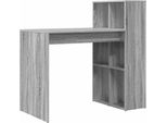 Vidaxl Scrivania Grigio Sonoma 108 X 55 X 103,5 Cm Materiale A Base Di Legno