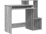 Vidaxl Scrivania Grigio Sonoma 106 X 41 X 88,5 Cm Materiale A Base Di Legno