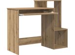 Vidaxl Scrivania Artisan In Rovere 106 X 41 X 88,5 Cm Materiale In Legno