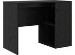 Vidaxl Scrivania Con Ripiano In Rovere Nero 102 X 50 X 75 Cm