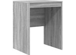 Vidaxl Scrivania Grigio Sonoma 60 X 50 X 76 Cm Materiale A Base Di Legno