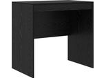 Scrivania Vidaxl Look Rovere Nero 80 X 50 X 76 Cm
