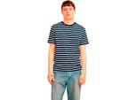 Jack & Jones Organic Basic Kurzarm T-Shirt Blau S Herren Blau S