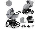 Carrozzina Kunert 3In1 Mata In Grigio - Sicura E Confortevole Per Il Vostro Bambino