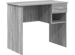 Vidaxl Scrivania Grigio Sonoma 90 X 49,5 X 75 Cm Materiale A Base Di Legno