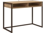 Syfax™ Scrivania Rovere Artigianale 100 X 50 X 75 Cm Legno Multistrato