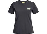 Jack & Jones Carly - Maglietta Con Cappuccio Jjxx Grau S Damen Grau S