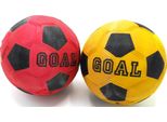 Pallone Di Gomma Van Der Doelen Rosso O Giallo, Diametro 15 Cm