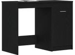 Scrivania Vidaxl Look Rovere Nero 100 X 50 X 76 Cm