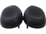 Sella Per Bicicletta - Sella Da Corsa Senza Nasello - Larghezza Regolabile 21,9-24,6 Cm - Ammortizzante - Design Cavo Ventilato - Rilascio Ergonomico Della Pressione - Nero