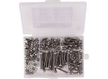 Viti A Testa Esagonale M3 304 In Acciaio Inox, Bulloni A Testa Esagonale E Dadi, Kit Di Assortimento Con Scatola Di Immagazzinamento