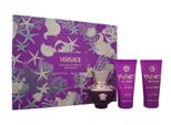 Versace Dylan Purple Per Donna Eau De Parfum 50Ml + Lozione Per Il Corpo E Gel Doccia