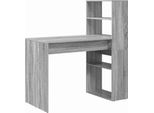 Vidaxl Scrivania Grigio Sonoma 113 X 54 X 120 Cm Materiale A Base Di Legno