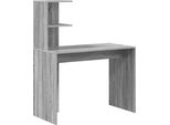 Vidaxl Scrivania Grigio Sonoma 102 X 50 X 124 Cm Materiale A Base Di Legno