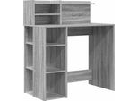 Vidaxl Scrivania Grigio Sonoma 90 X 48 X 101,5 Cm Materiale A Base Di Legno