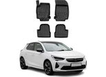 2019-2025 Opel Corsa F Tappetini Tpe Nero 4 Pz