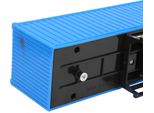 1:48 Giocattolo Di Modello Di Camion Container In Metallo Leggero Altamente Simulato Per Bambini Auto Veicolo Giocattolo Blu