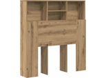 Vidaxl Mobile Testiera Con Ripiano Rovere Artigianale 100 X 19 X 103,5 Cm
