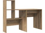 Vidaxl Scrivania Artigianale In Rovere Con Ripiano 131,5 X 50 X 106,5 Cm