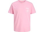 Jack & Jones Tarot Maglietta A Manica Corta Standard Fit Rosa L Uomo Rosa L