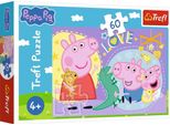 Trefl Puzzle 60 SzczęśLiwa śWinka /Peppa Pig 17414