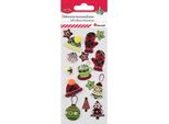 Naklejki Dekoracyjne Czapki RęKawiczki 15 Szt Titanum Christmas