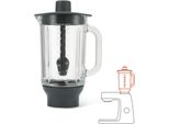 Caraffa Per Frullatore In Vetro Kenwood Thermoresist KAH359GL, Accessorio Per Robot Da Cucina Chef, Contenitore In Vetro Resistente Al Calore Per Gelato, Zuppe Ecc,