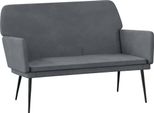 Syfax™ Panca Grigio Scuro 108X79X79 Cm In Velluto
