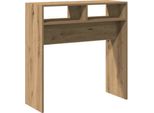 Syfax™ Tavolo Consolle Rovere Artigianale 78X30X80 Cm In Truciolato