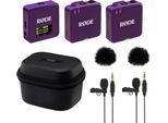 Rode Wireless Go Gen 3Poliuretanocon Custodia Di Ricarica + 2X Lavalier Go E 2X WS05