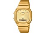 Orologio Casio Unisex Vintage Collection AQ-240EG-9AEF Acciaio Inossidabile, Placcato Oro, Resina, Quarzo