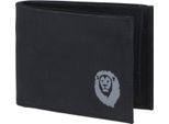 Oxmox Portafoglio New Cryptan Rfid Protect PocketböRse Freedom Lion Print Grey Black Nero